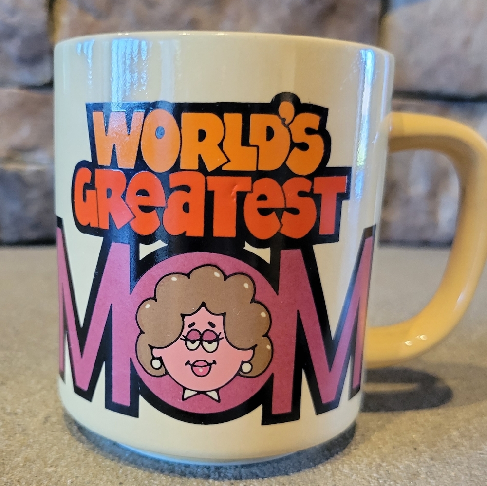 Vintage Greatest Mom Mug 1984